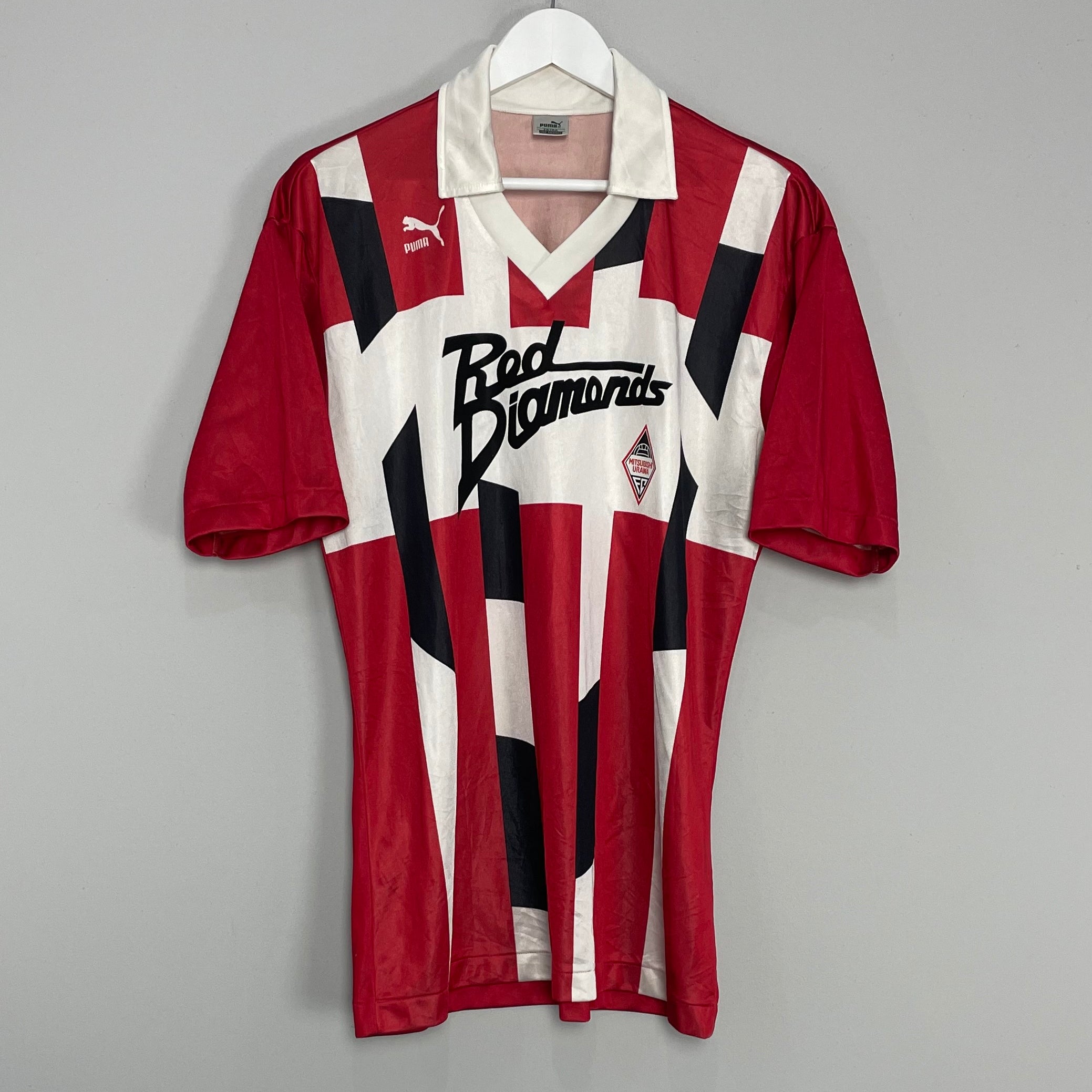 Shop 1994 URAWA RED DIAMONDS CUP SHIRT (L) PUMA, classic football shirts, vintage football shirts & retro soccer jerseys at Cult Kits