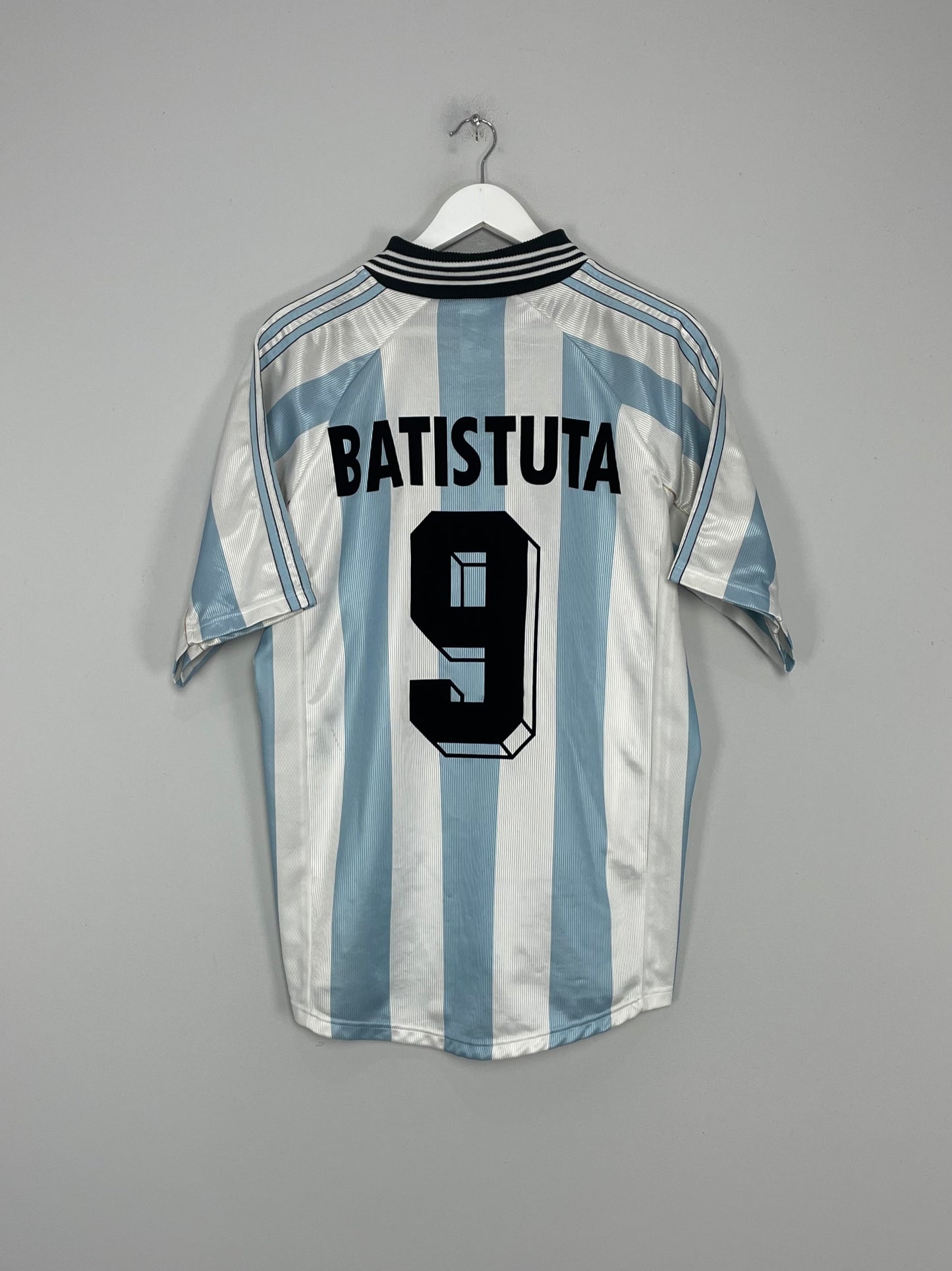 1998/00 ARGENTINA BATISTUTA #9 HOME SHIRT (M) ADIDAS