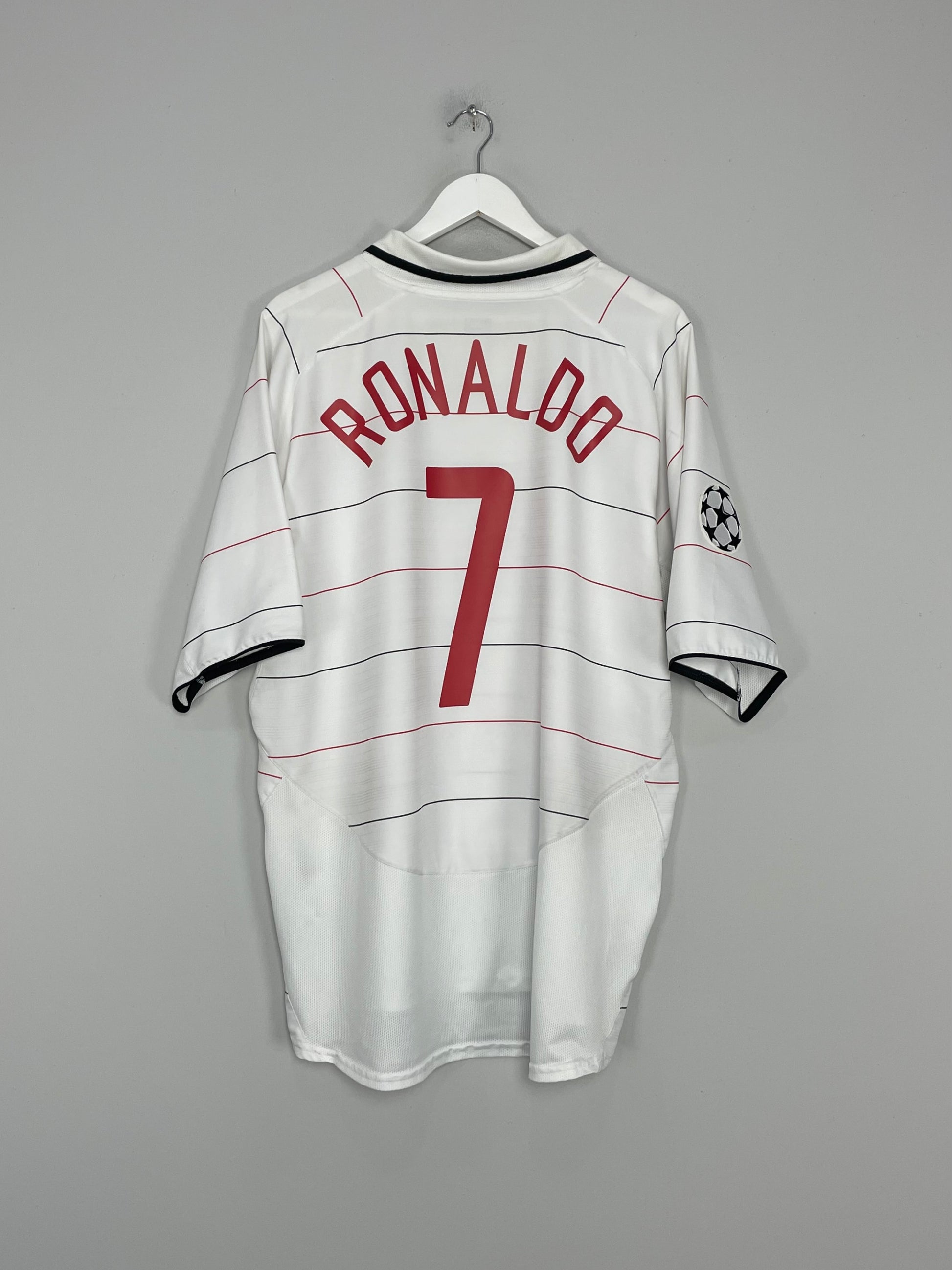 2022-23 Manchester United EUROPA & FA CUP Away Shirt RONALDO#7 Official  Player Issue Name Number Set