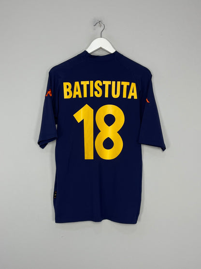 2000/01 ROMA BATISTUTA #18 THIRD SHIRT (XL) KAPPA
