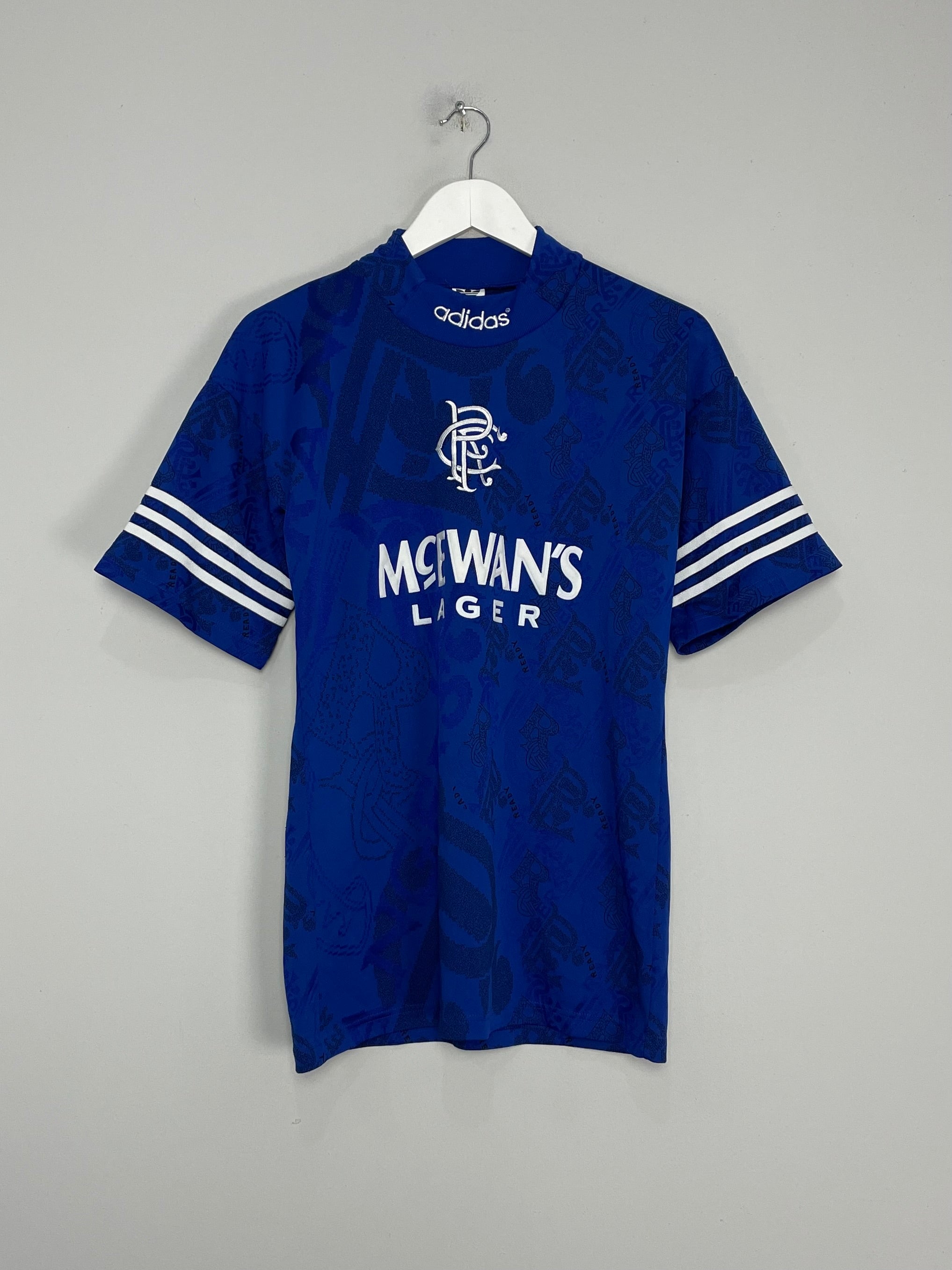 Shop 1994/95 RANGERS B.LAUDRUP #11 HOME SHIRT (S) ADIDAS, classic football shirts, vintage football shirts & retro soccer jerseys at Cult Kits