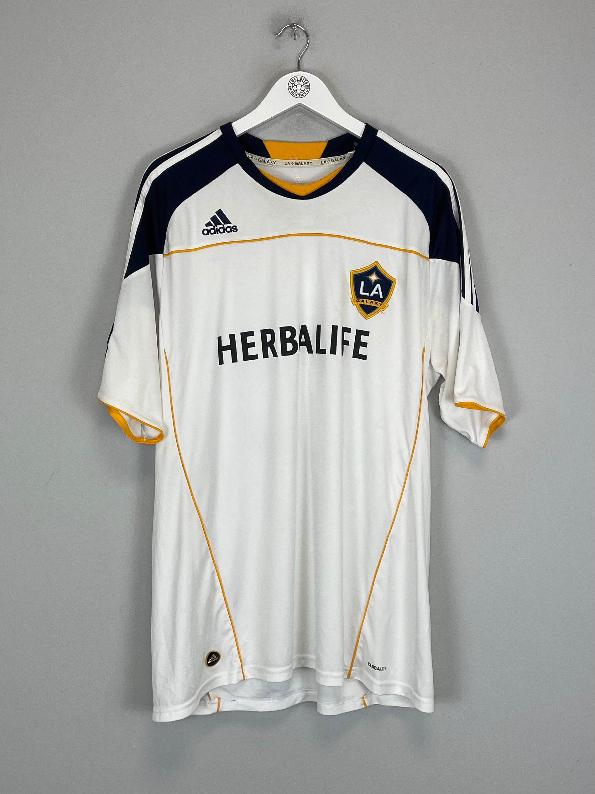 Shop 2010/11 LA GALAXY BECKHAM #23 HOME SHIRT (XL) ADIDAS, classic football shirts, vintage football shirts & retro soccer jerseys at Cult Kits