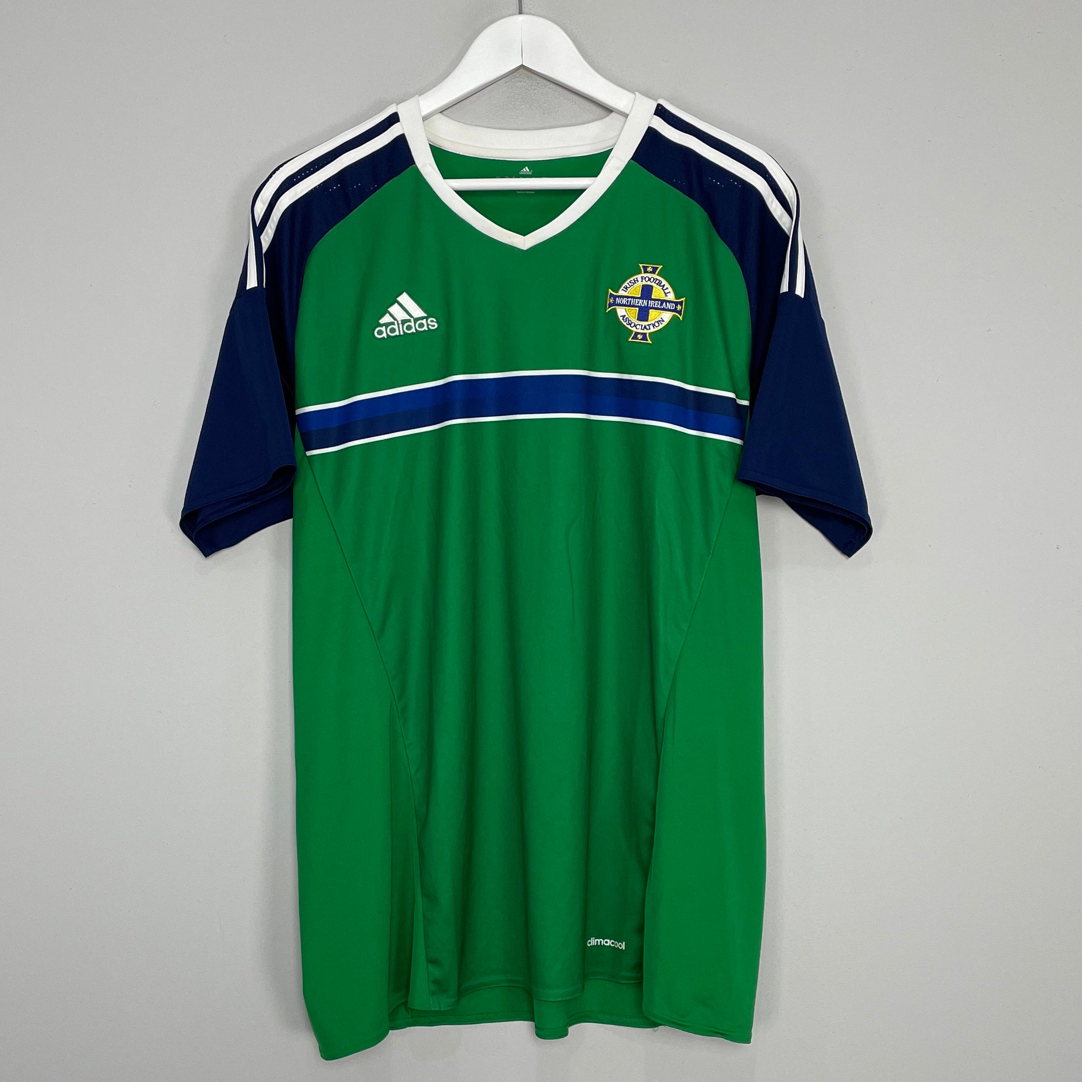 Shop 2016/17 NORTHERN IRELAND HOME SHIRT (XL) ADIDAS, classic football shirts, vintage football shirts & retro soccer jerseys at Cult Kits