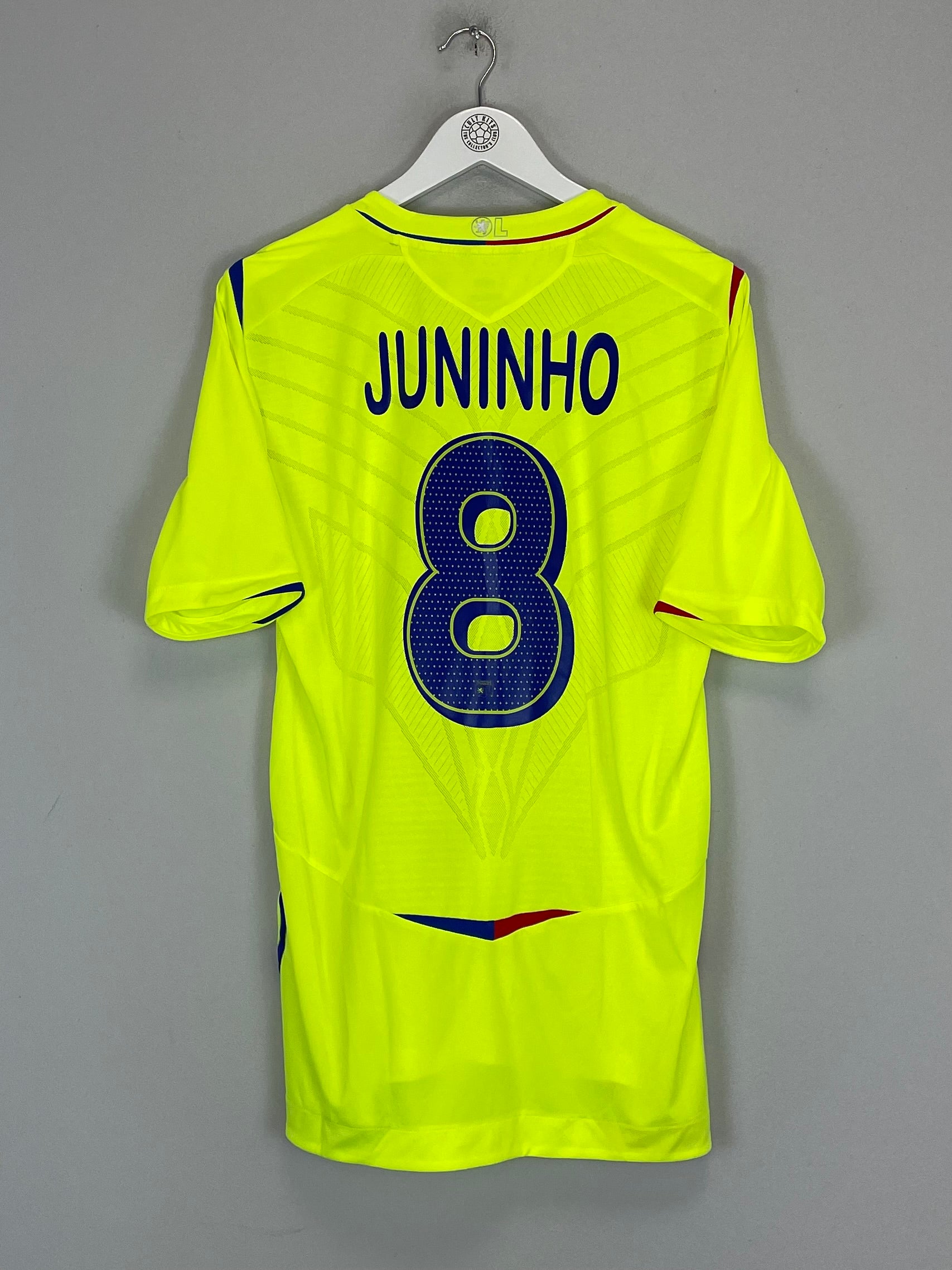 Shop 2008/09 LYON JUNINHO #8 THIRD SHIRT (L) UMBRO, classic football shirts, vintage football shirts & retro soccer jerseys at Cult Kits