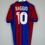 Shop 1998/00 BOLOGNA BAGGIO #10 HOME SHIRT (XL) DIADORA, classic football shirts, vintage football shirts & retro soccer jerseys at Cult Kits