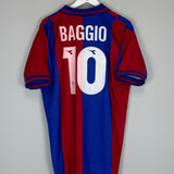 Shop 1998/00 BOLOGNA BAGGIO #10 HOME SHIRT (XL) DIADORA, classic football shirts, vintage football shirts & retro soccer jerseys at Cult Kits
