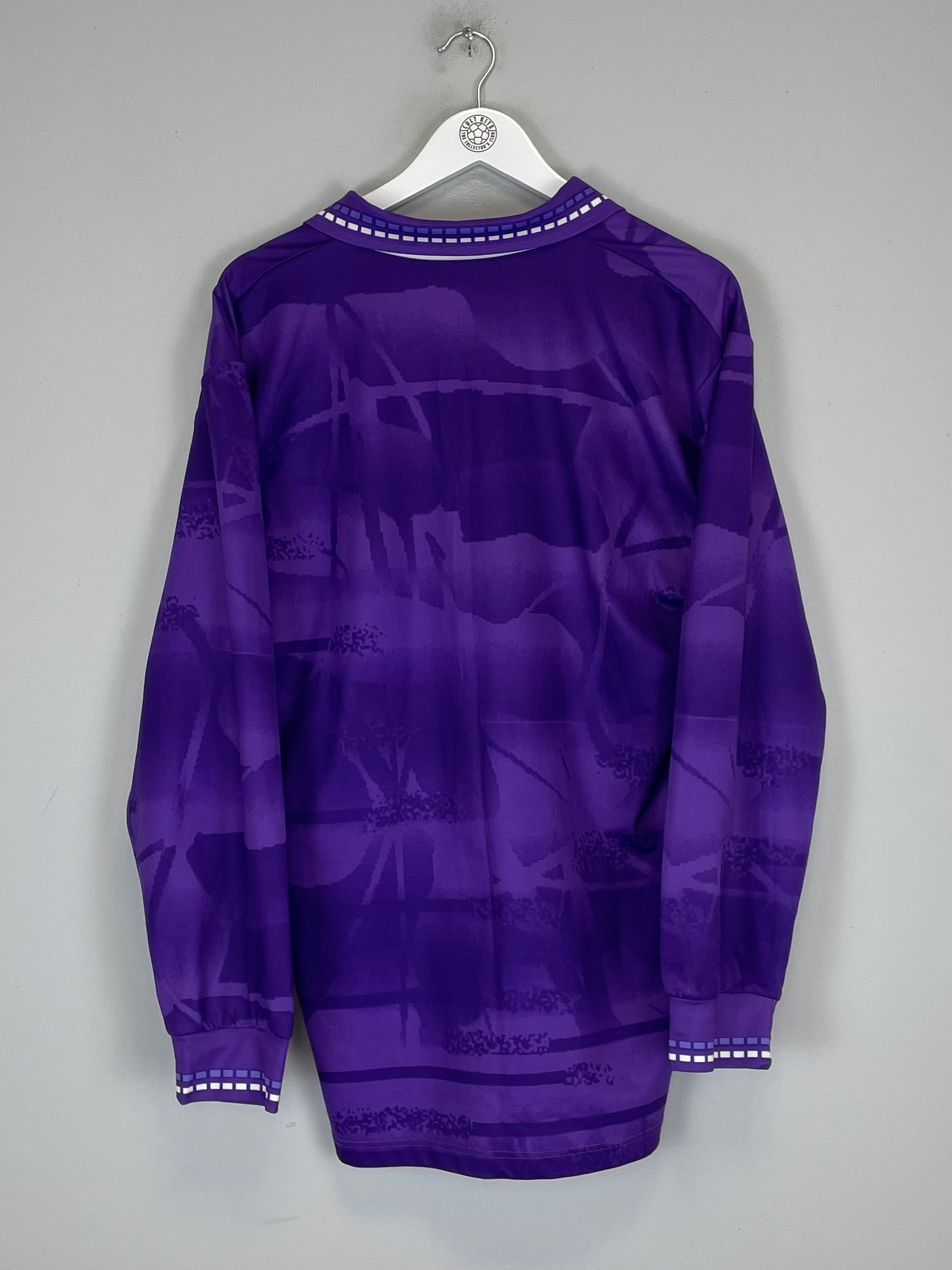 Shop 1994/95 FIORENTINA L/S HOME SHIRT (XL) UHLSPORT, classic football shirts, vintage football shirts & retro soccer jerseys at Cult Kits