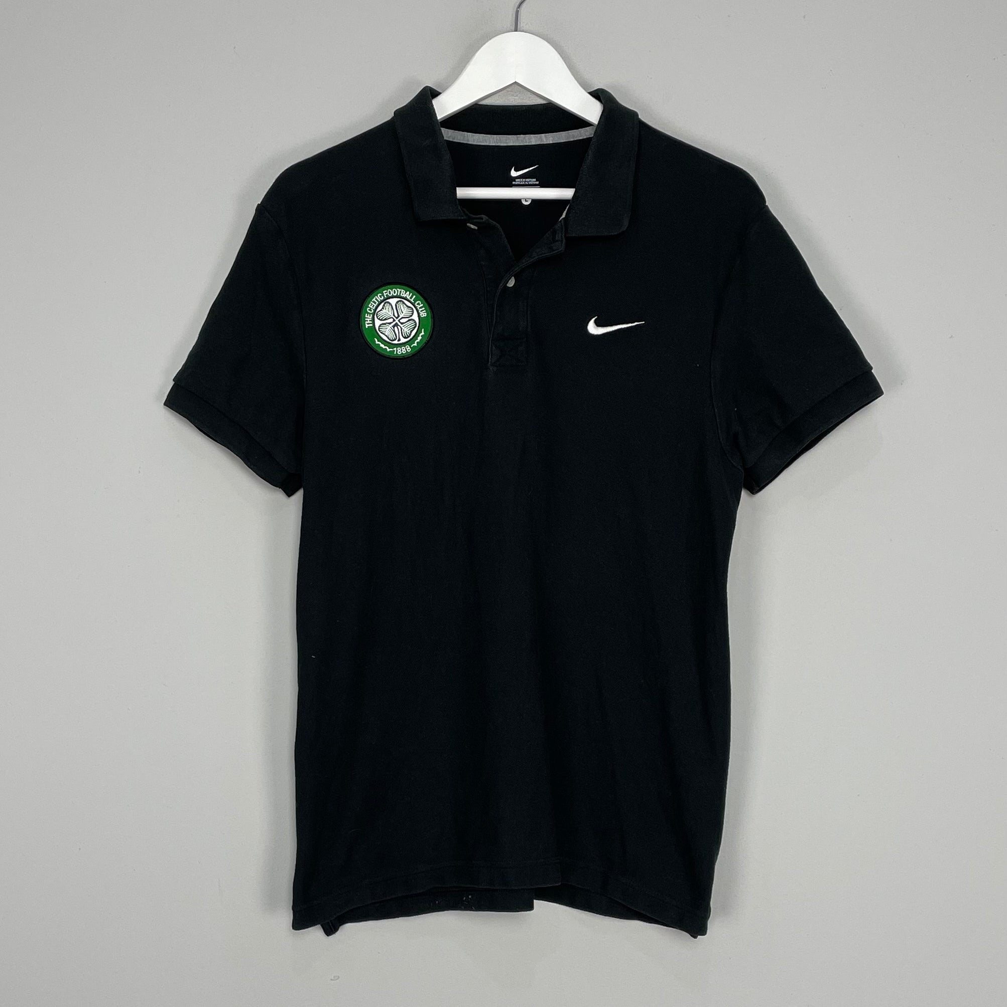 Shop 2012/14 CELTIC POLO SHIRT (L) NIKE, classic football shirts, vintage football shirts & retro soccer jerseys at Cult Kits