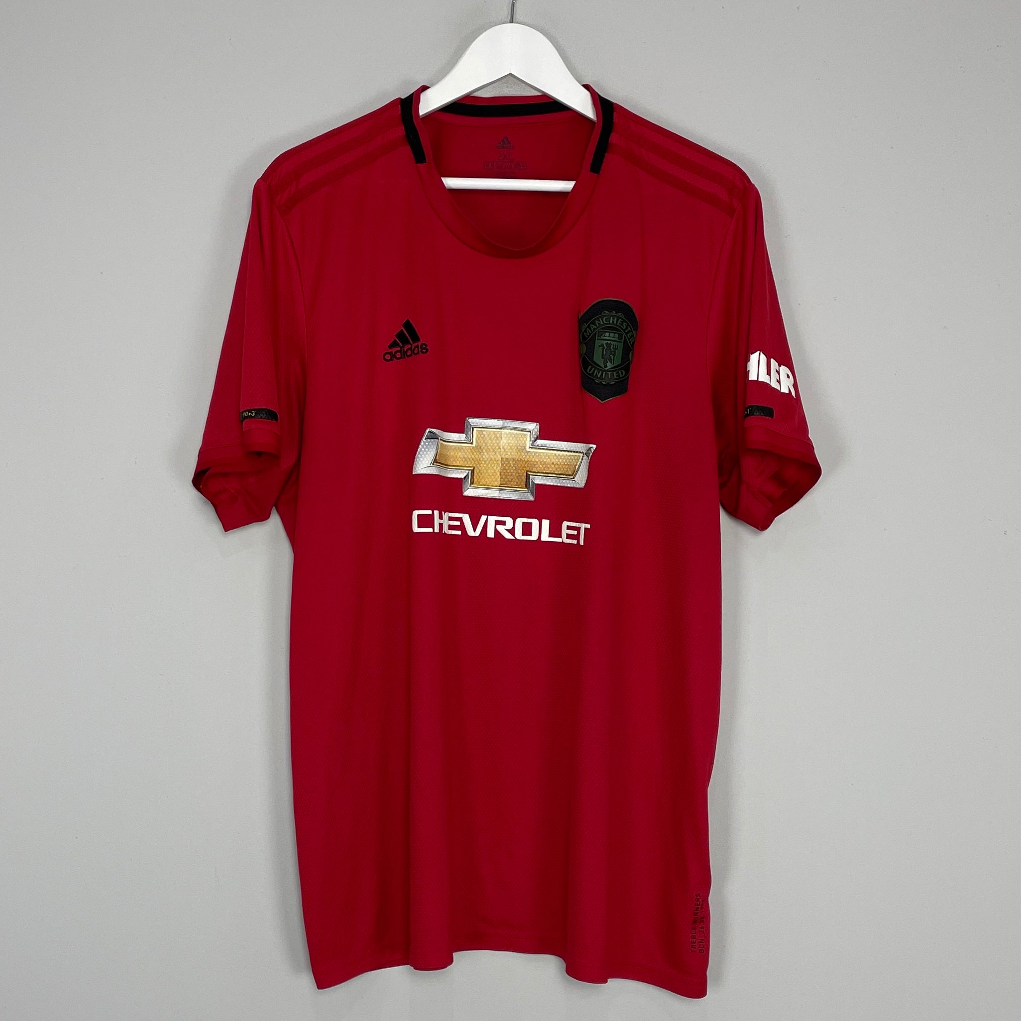 Shop 2019/20 MANCHESTER UNITED HOME SHIRT (XXL) ADIDAS, classic football shirts, vintage football shirts & retro soccer jerseys at Cult Kits