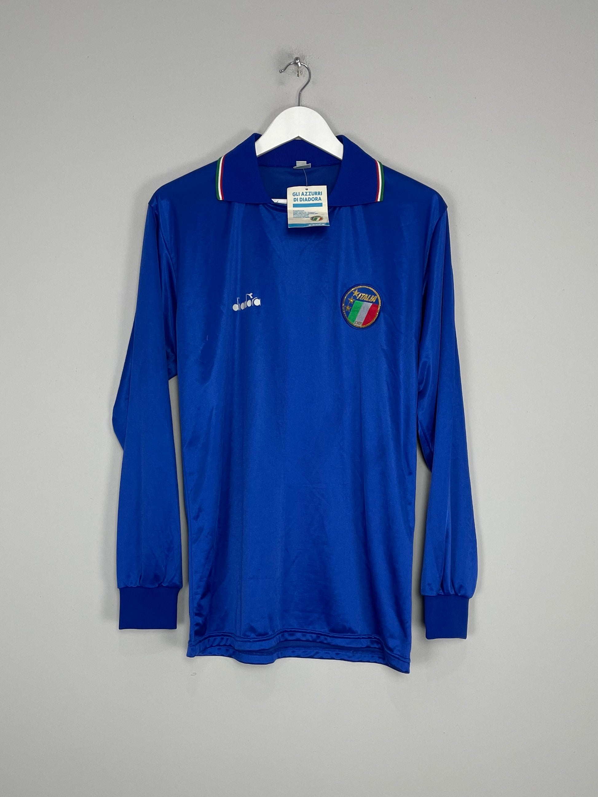 1986/90 ITALY *BNWT* L/S HOME SHIRT (XL) DIADORA