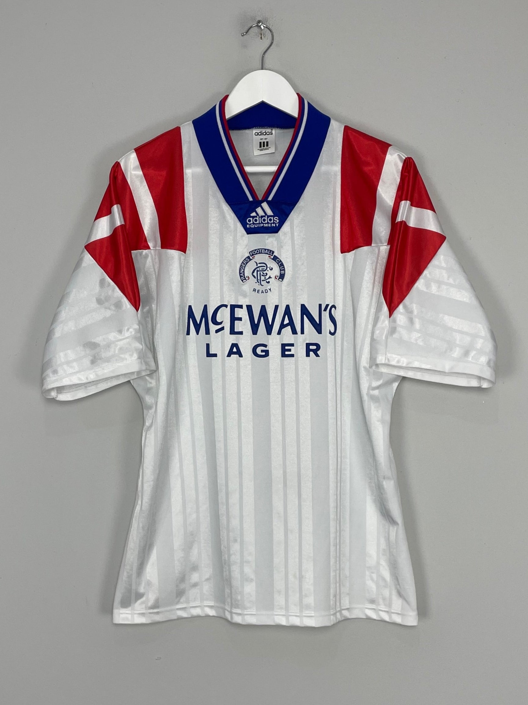1992/94 RANGERS AWAY SHIRT (M) ADIDAS