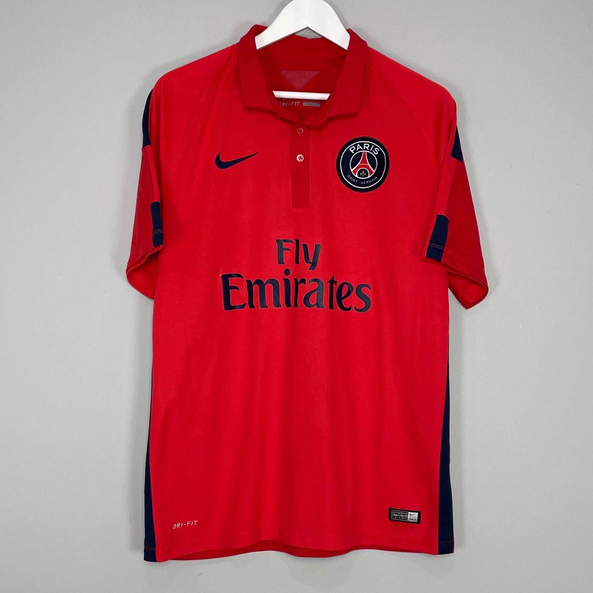 Shop 2014/15 PSG AWAY SHIRT (L) NIKE, classic football shirts, vintage football shirts & retro soccer jerseys at Cult Kits