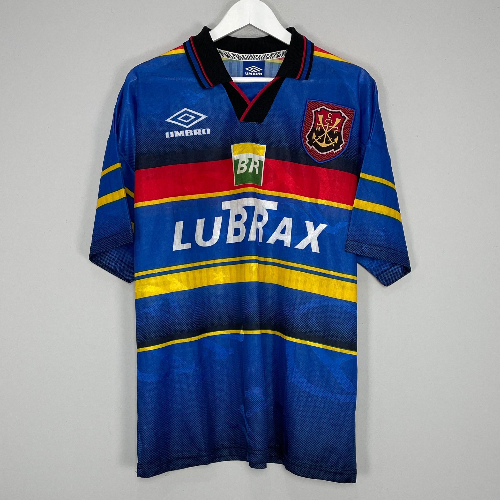 Shop 1995/96 FLAMENGO CENTENARY THIRD SHIRT (XL) UMBRO, classic football shirts, vintage football shirts & retro soccer jerseys at Cult Kits