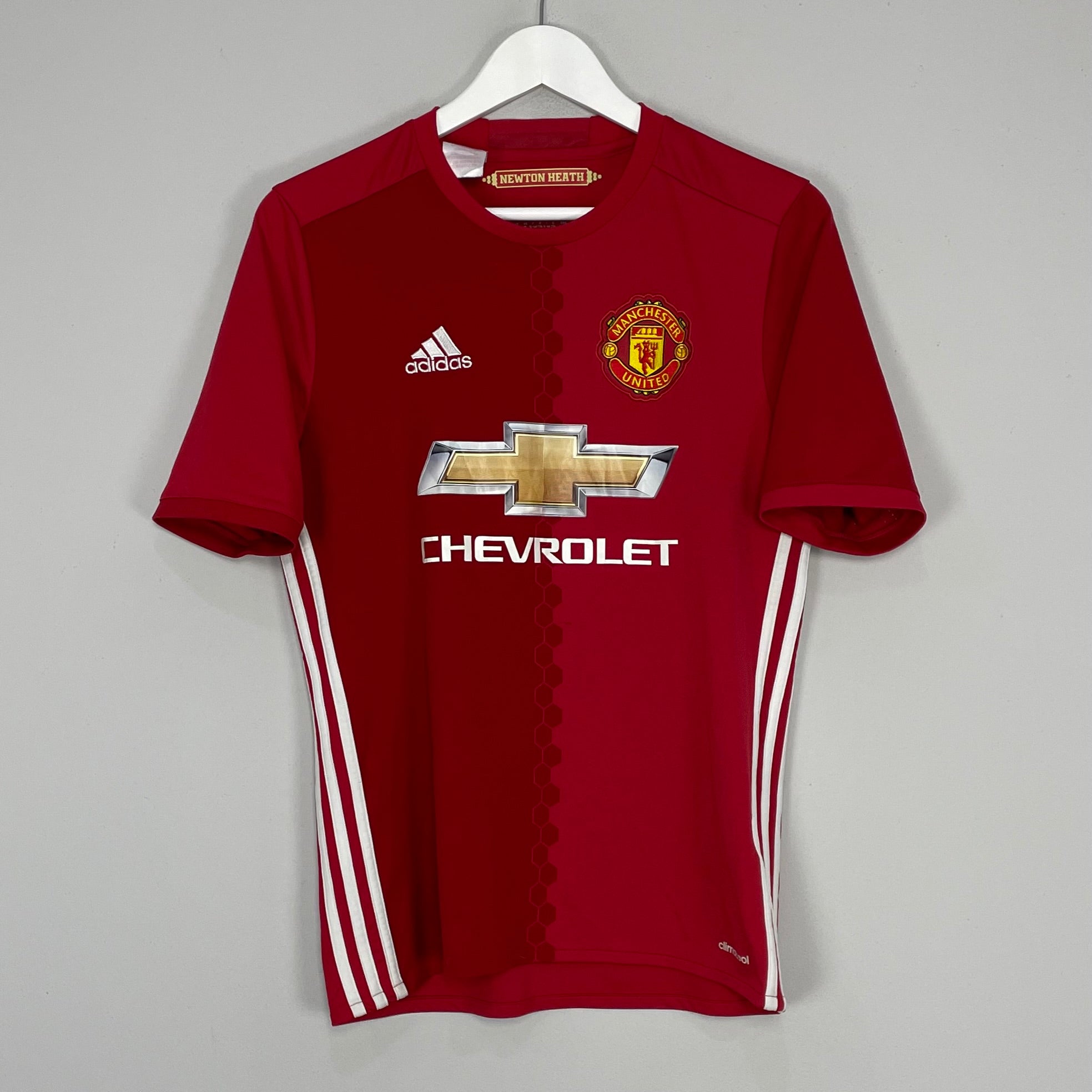Shop 2016/17 MANCHESTER UNITED HOME SHIRT (XL.KIDS) ADIDAS, classic football shirts, vintage football shirts & retro soccer jerseys at Cult Kits