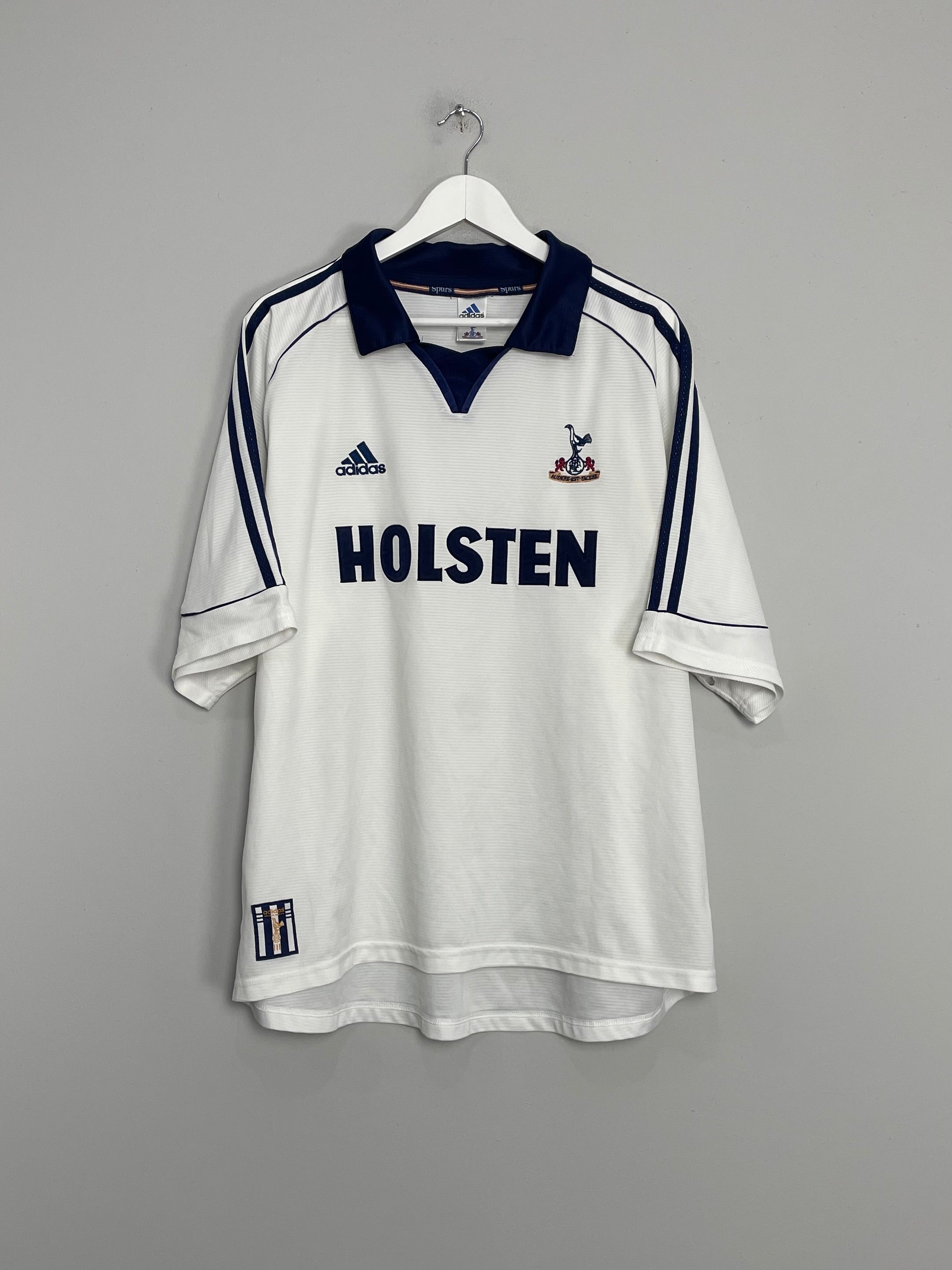 Shop 1999/01 TOTTENHAM HOTSPUR HOME SHIRT (XXL) ADIDAS, classic football shirts, vintage football shirts & retro soccer jerseys at Cult Kits