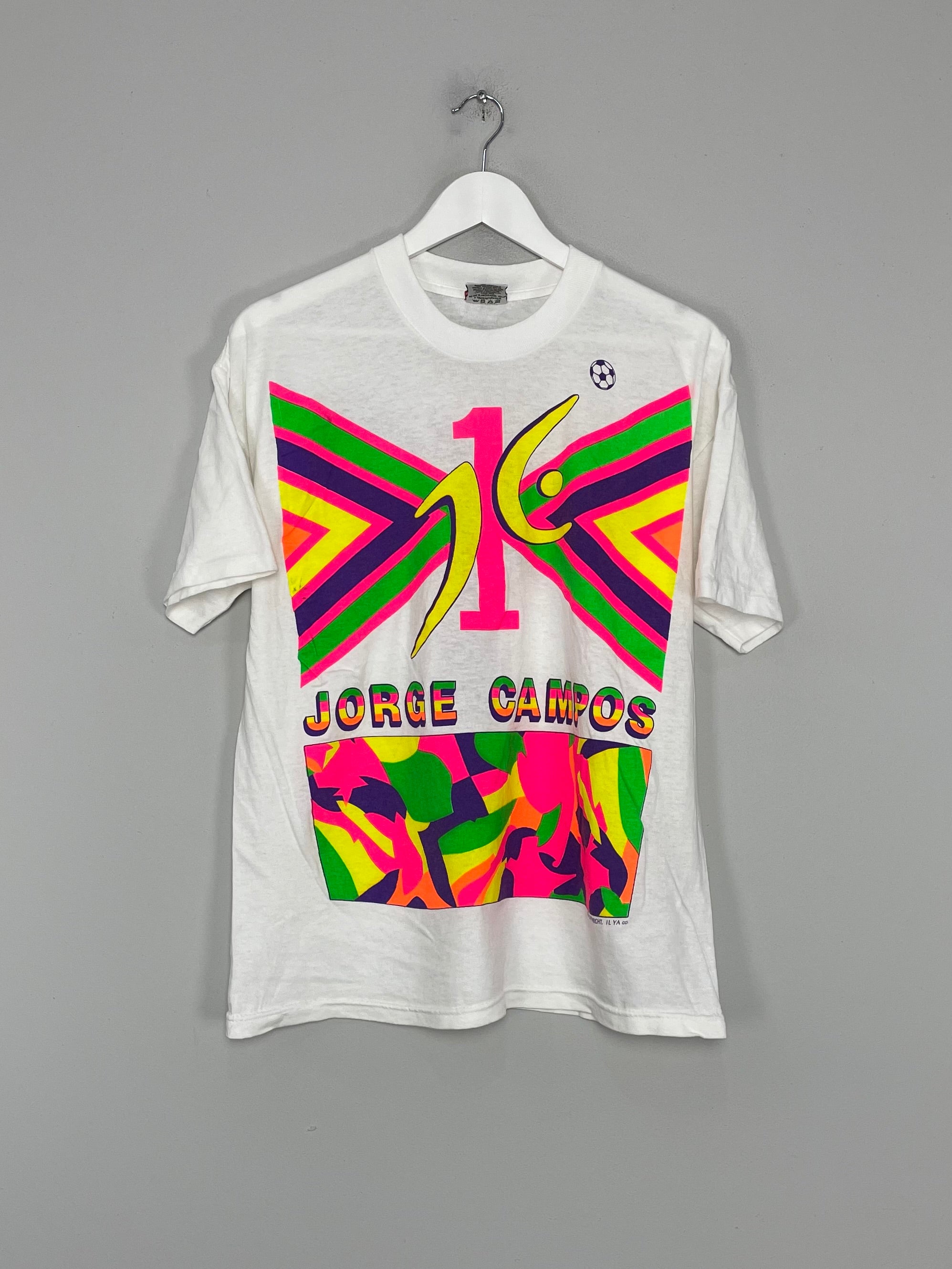 Shop 1994/95 JORGE CAMPOS MEXICO T-SHIRT (M) JAM, classic football shirts, vintage football shirts & retro soccer jerseys at Cult Kits