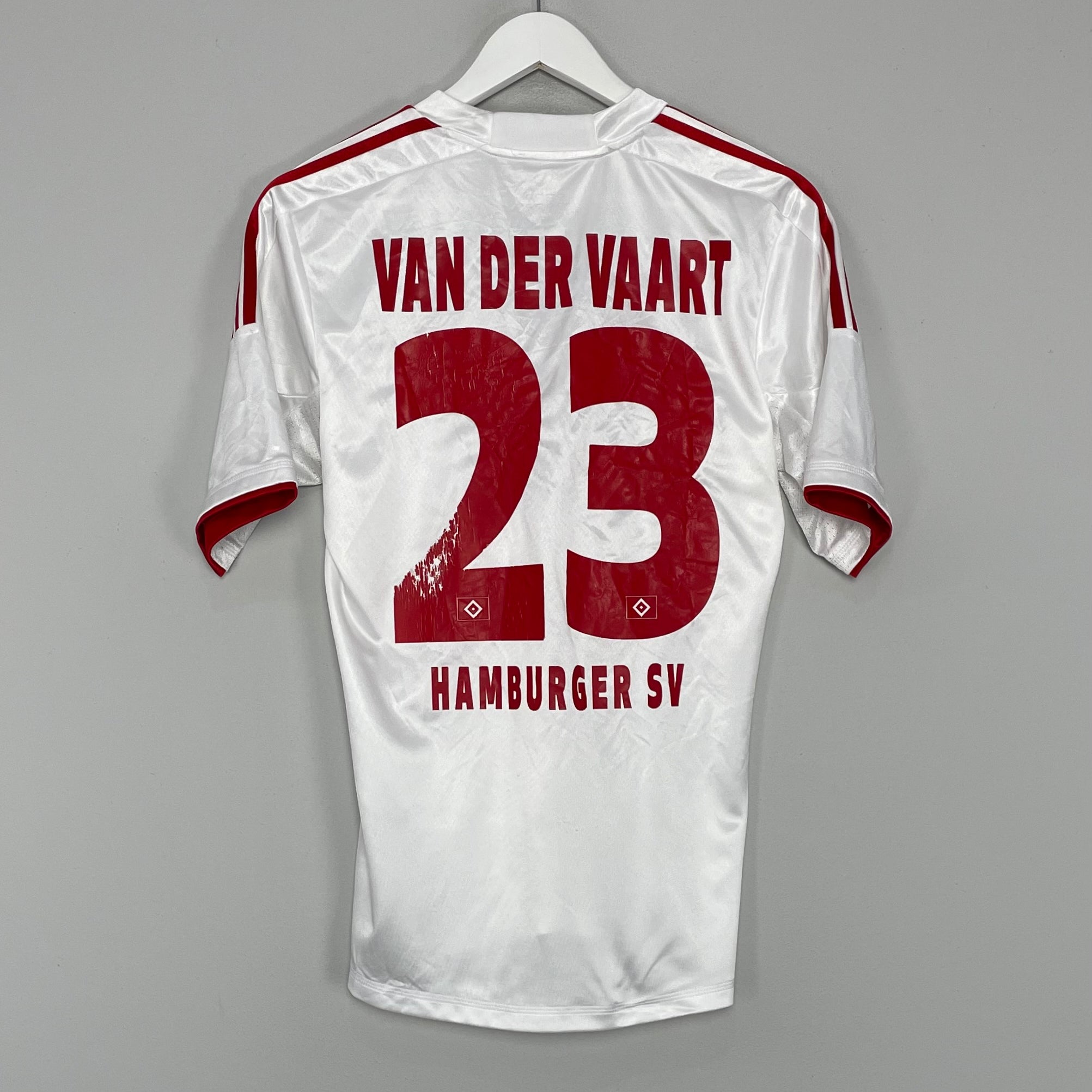 Shop 2012/13 HAMBURG VAN DER VAART #23 HOME SHIRT (S) ADIDAS, classic football shirts, vintage football shirts & retro soccer jerseys at Cult Kits