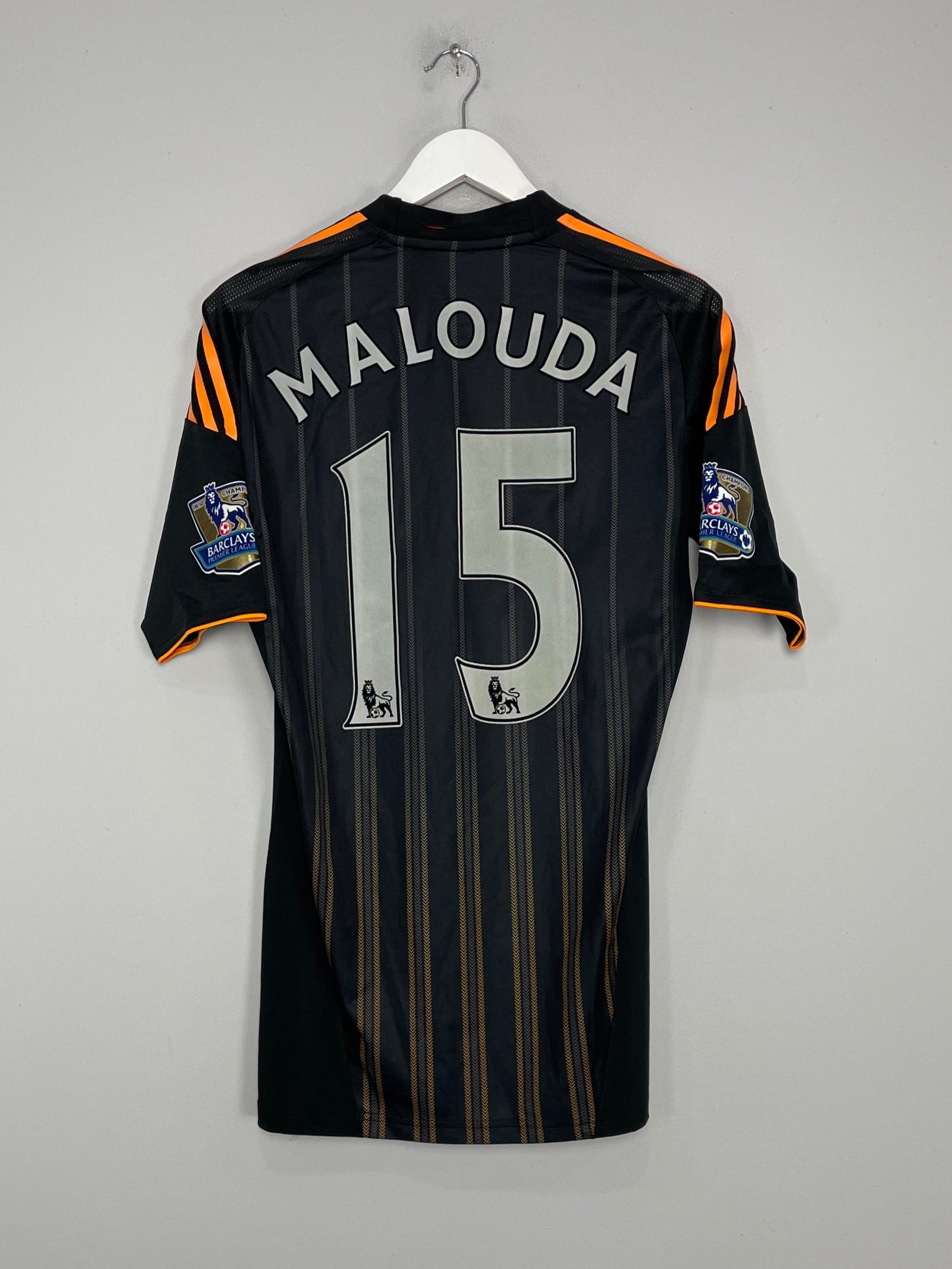 2010/11 CHELSEA MALOUDA #15 *MATCH ISSUE* AWAY SHIRT (M) ADIDAS