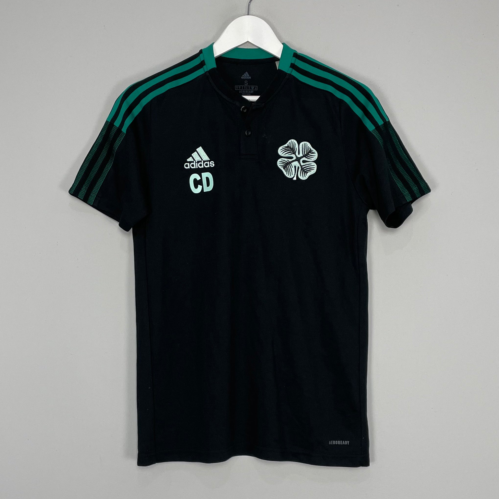 Shop 2021/22 CELTIC 'CD' STAFF ISSUE POLO SHIRT (S) ADIDAS, classic football shirts, vintage football shirts & retro soccer jerseys at Cult Kits
