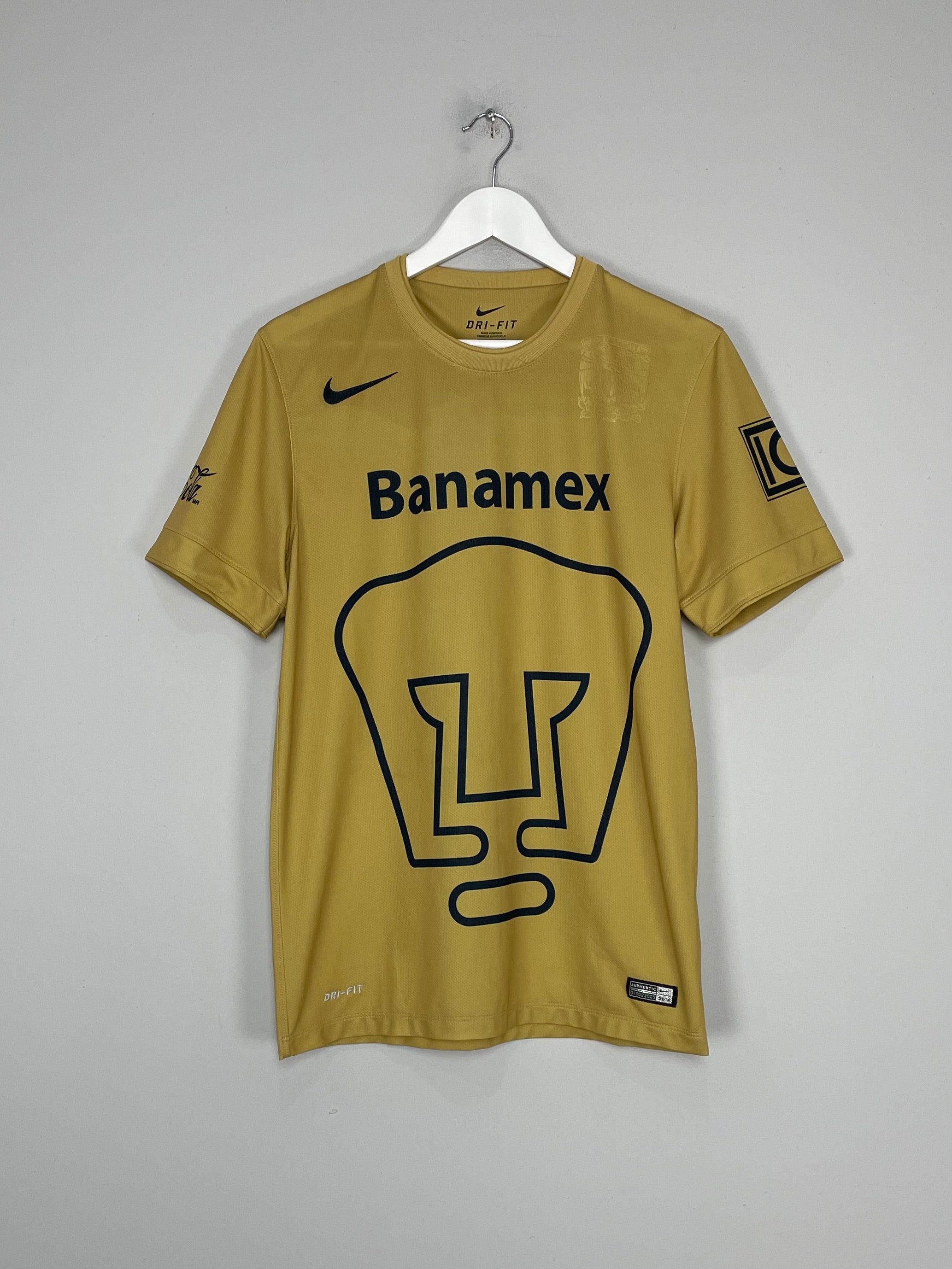 Shop 2014/15 UNAM PUMAS HOME SHIRT (S) NIKE, classic football shirts, vintage football shirts & retro soccer jerseys at Cult Kits