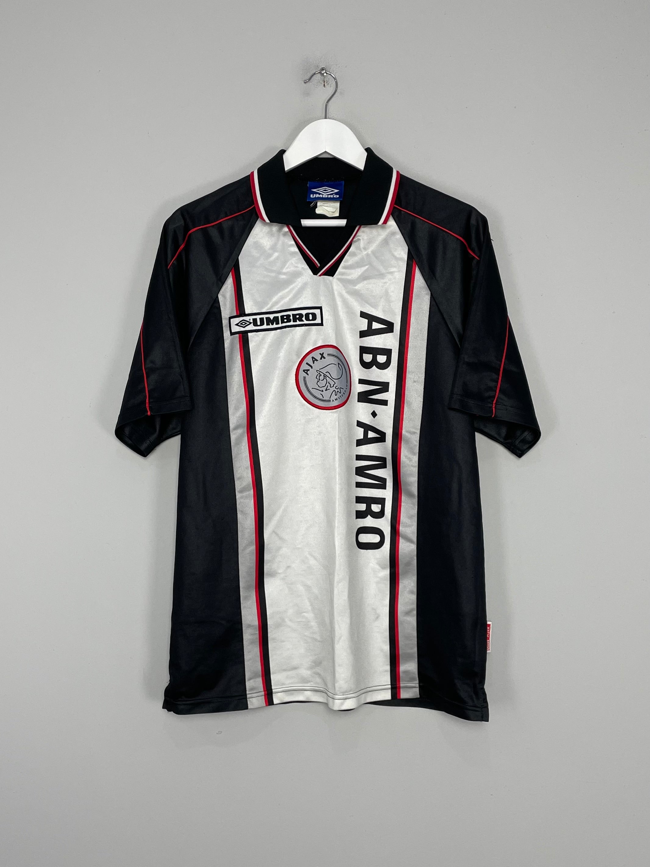 Shop 1998/99 AJAX AWAY SHIRT (L) UMBRO, classic football shirts, vintage football shirts & retro soccer jerseys at Cult Kits