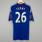 2010/11 CHELSEA TERRY #26 *MATCH ISSUE* L/S HOME SHIRT (XL) ADIDAS