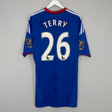 2010/11 CHELSEA TERRY #26 *MATCH ISSUE* L/S HOME SHIRT (XL) ADIDAS