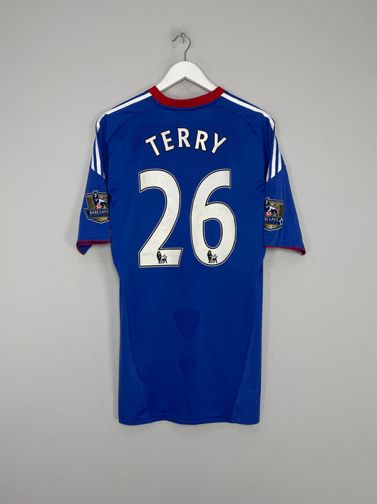 2010/11 CHELSEA TERRY #26 *MATCH ISSUE* L/S HOME SHIRT (XL) ADIDAS