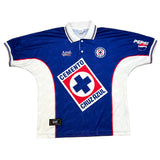 1997 CRUZ AZUL HOME SHIRT (L) AZUL SPORT