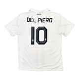 2010/12 JUVENTUS DEL PIERO #10 AWAY SHIRT (XL) NIKE
