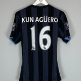 MANCHESTER CITY AGUERO #16 2012/13 AWAY SHIRT (S) UMBRO