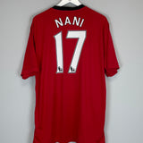 MANCHESTER UNITED NANI #17 2009/10 HOME SHIRT (XXXL) NIKE