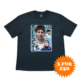 Argentina Messi Bootleg Tee - Argentina Graphic T-Shirt at Cult Kits