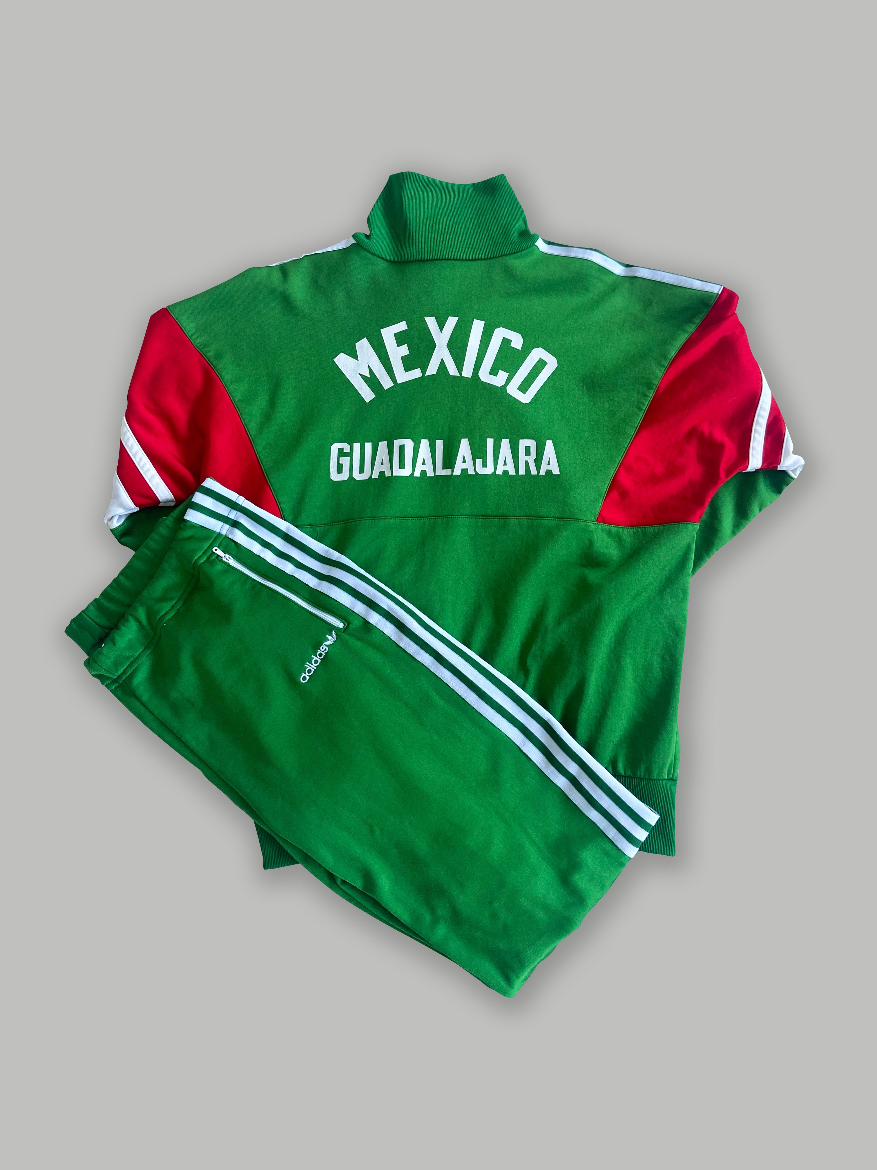Shop 1986 MEXICO FULL TRACKSUIT (M) ADIDAS, classic football shirts, vintage football shirts & retro soccer jerseys at Cult Kits