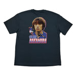 Black Japan Nakamura Bootleg Tee - Vintage Japan World Cup T-Shirt