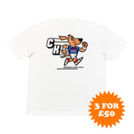 Dog (Nixon) wearing the France 98 home shirt - Buy the CK Runners Club Mascot Tee and join us on Strava