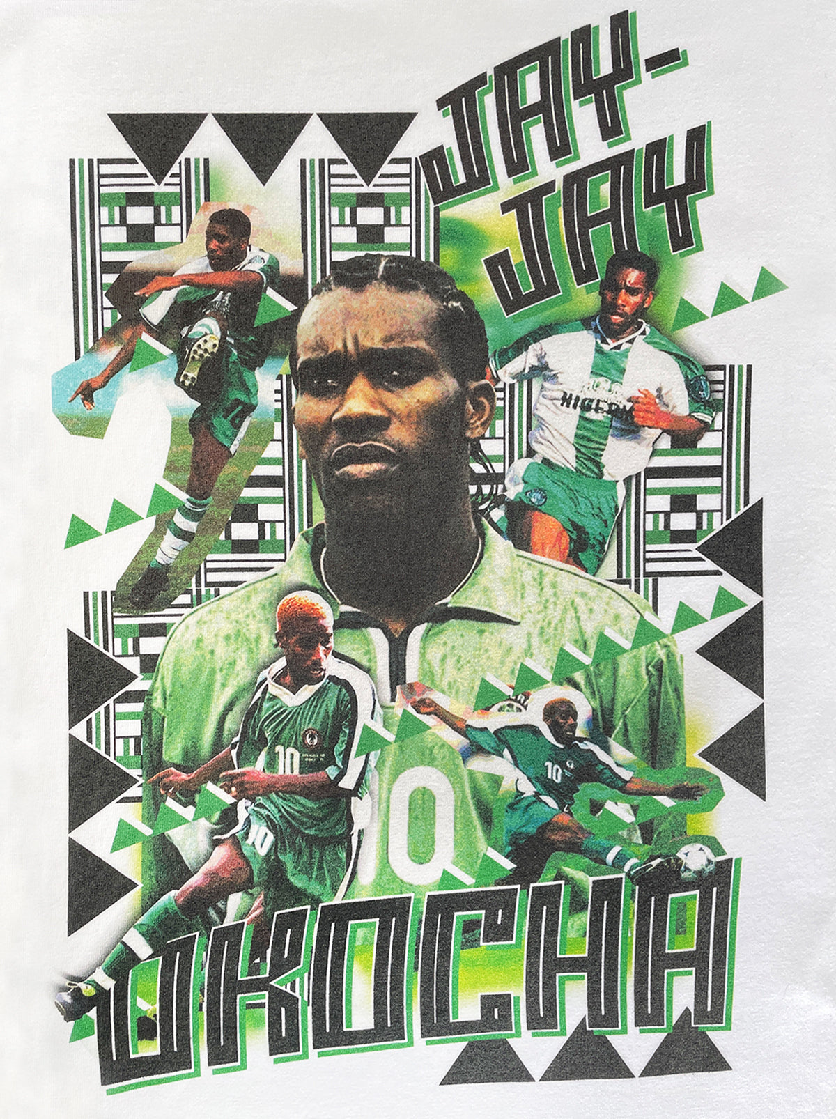 Shop NIGERIA OKOCHA BOOTLEG TEE, classic football shirts, vintage football shirts & retro soccer jerseys at Cult Kits