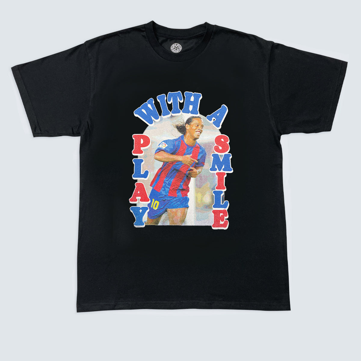 Shop PLAY WITH A SMILE BOOTLEG TEE, classic football shirts, vintage football shirts & retro soccer jerseys at Cult Kits