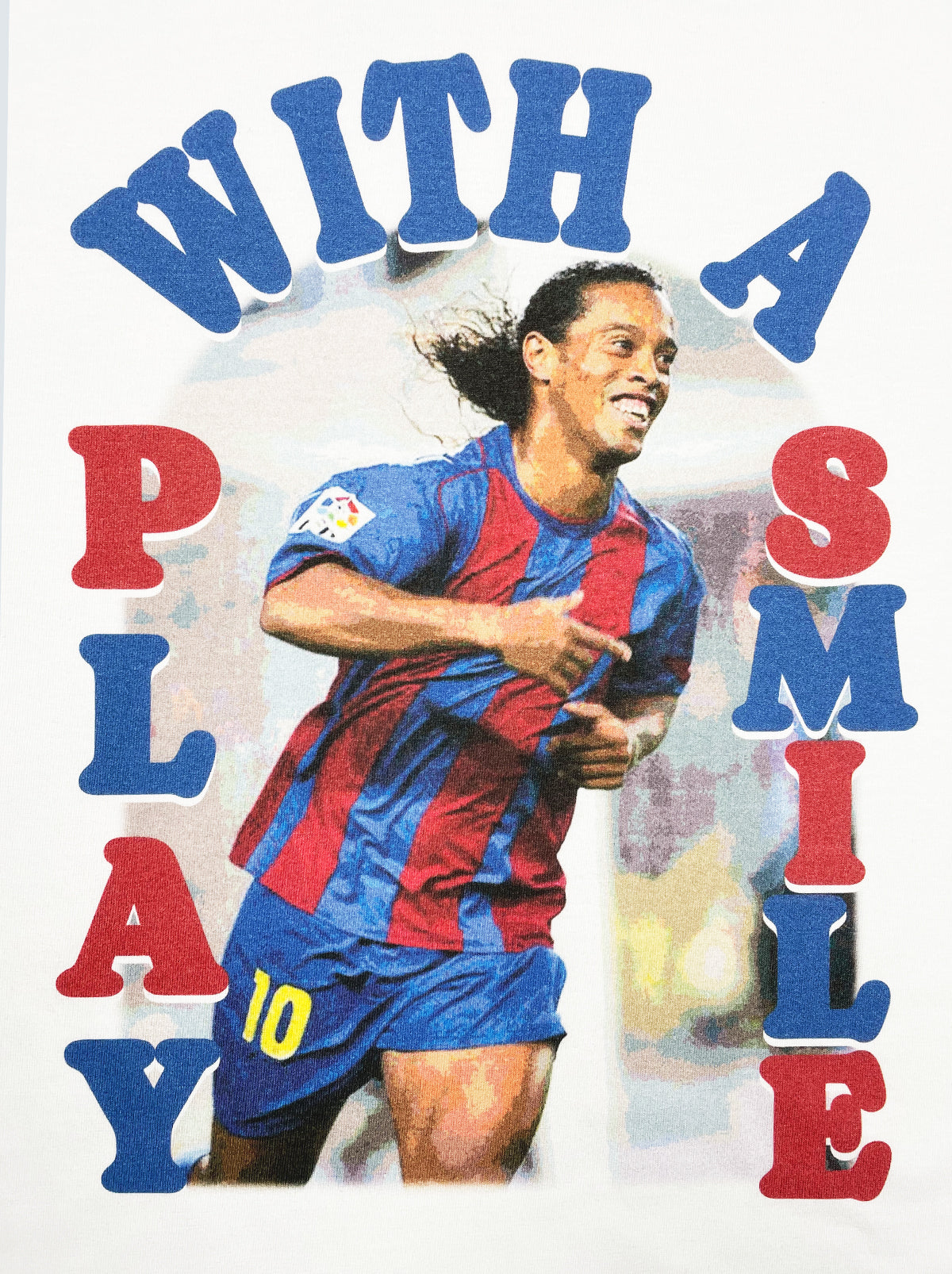 Shop PLAY WITH A SMILE BOOTLEG TEE, classic football shirts, vintage football shirts & retro soccer jerseys at Cult Kits