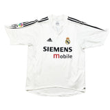 2004/05 Real Madrid Zidane #5 Home Shirt (M) Adidas