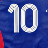 2006/07 France Zidane #10 Home Shirt (L) Adidas