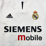 2003/04 Real Madrid Guti Haz #14 Home Shirt (L) Adidas