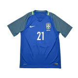 2016/17 Brazil Hulk #21 Away Shirt (M) Nike