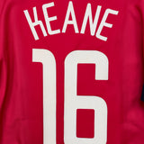 2002/04 Manchester United Keane #16 C/L Home Shirt (M) Nike