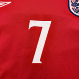 2002/04 England Beckham #7 Away Shirt (L) Umbro