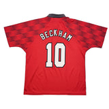 1996/98 Manchester United Beckham #10 Home Shirt (L) Umbro