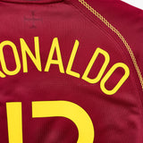 2006/08 Portugal C.Ronaldo #17 Home Shirt (S) Nike
