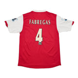 2006/08 Arsenal Fabregas #4 Home Shirt (L) Nike