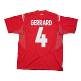 2004/06 England Gerrard #4 Away Shirt (M) Umbro