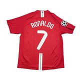 2007/09 Manchester United Ronaldo #7 C/L Home Shirt (L) Nike
